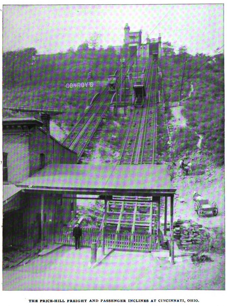 PRICE-HILL FREIGHT AND PASSENGER INCLINES AT CINCINNATI, OH.