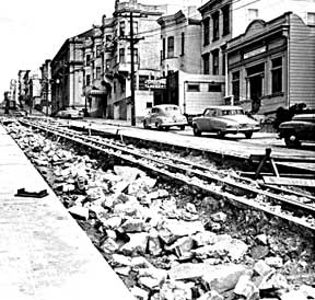 tracks being removed