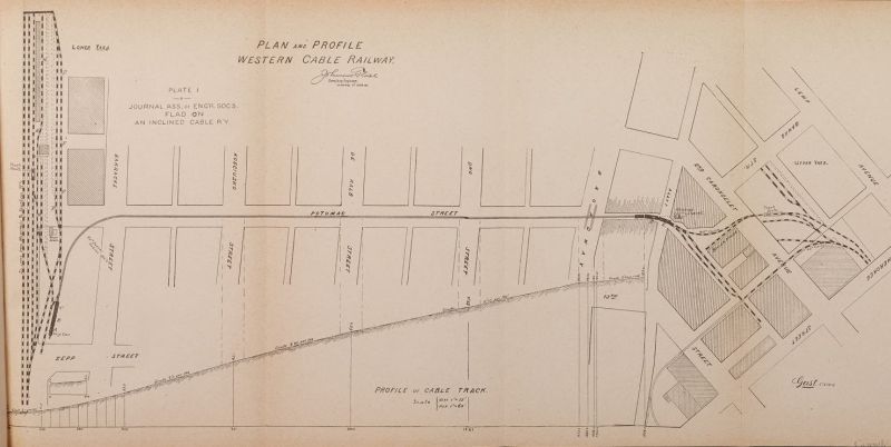 Lemp's Western Cable Railway -- Plate One