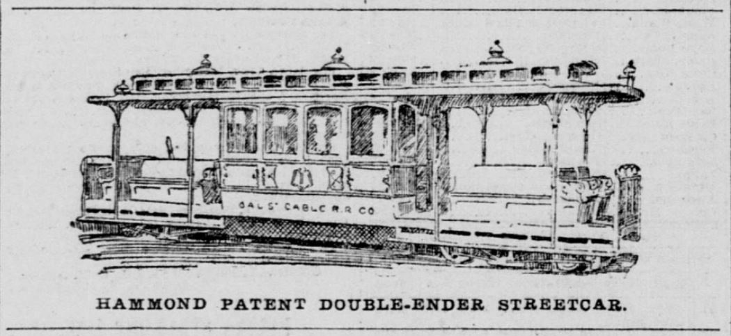 Hammond Patent Double-Ender Streetcar