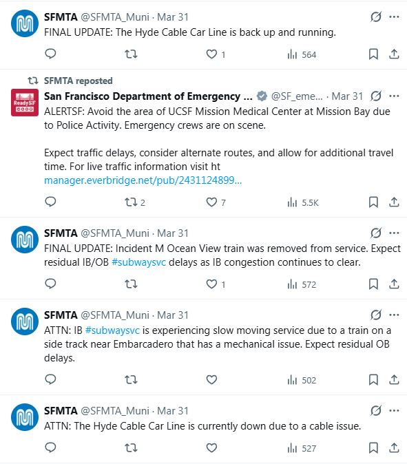 SFMTA Powell/Hyde cable issue