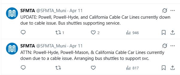 SFMTA general cable issue