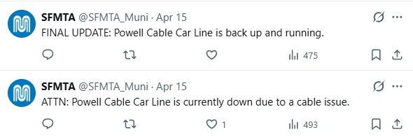 SFMTA Powell cable issue