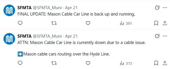 SFMTA Powell-Mason cable issue