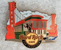 Hard Rock Cable Car and Golden Gate Bridge Pin