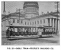 Fig. 27 -- Cable train -- Cable Train -- People's Railroad Co.
