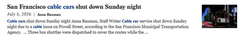 Powell Cable Issue