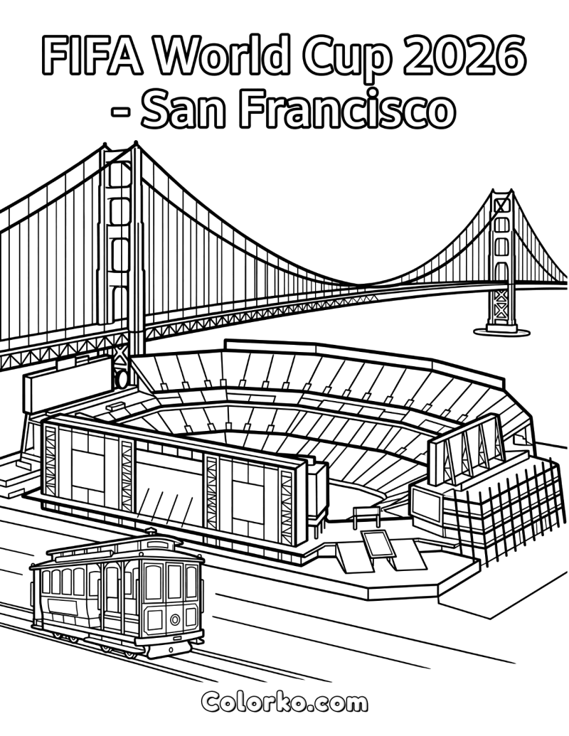 World Cup coloring page