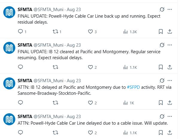 SFMTA Powell/Hyde cable issue