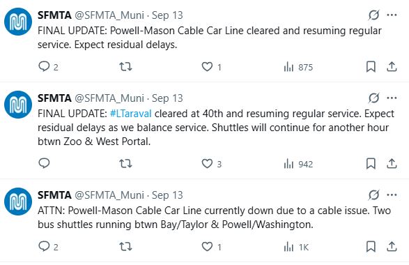 SFMTA Powell/Mason cable issue