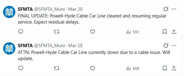 SFMTA Powell/Hyde cable issue