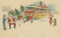 Santas going to Bloomingdale's