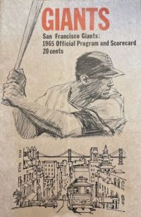 1963 Giants Scorecard