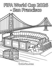 World Cup coloring page